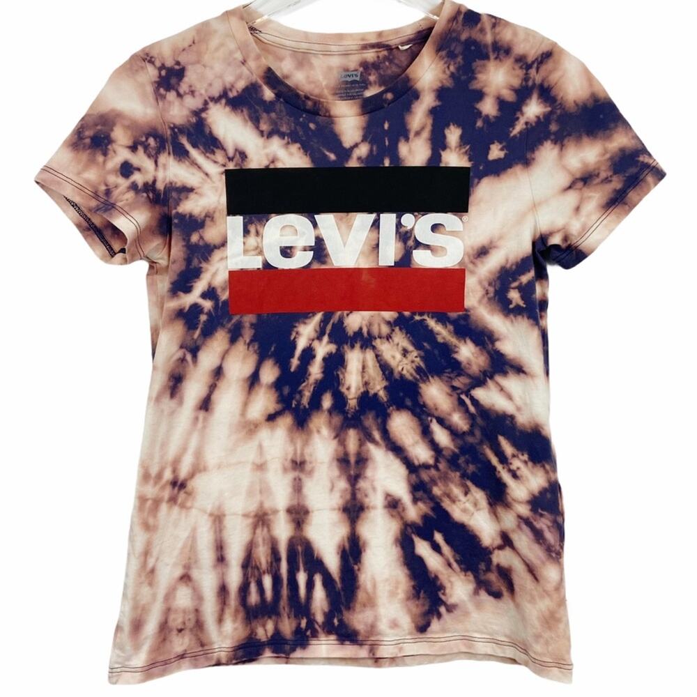 Levi’s Custom Bleached Graphic Tee Sz XS